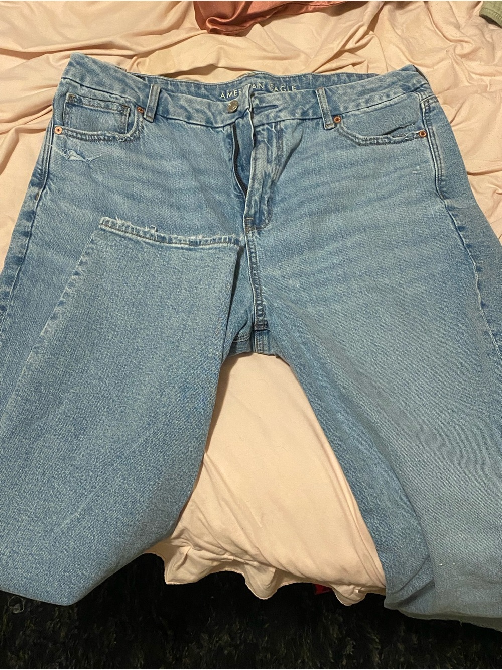 American Eagle Outfitters curvy mom jean 14 long